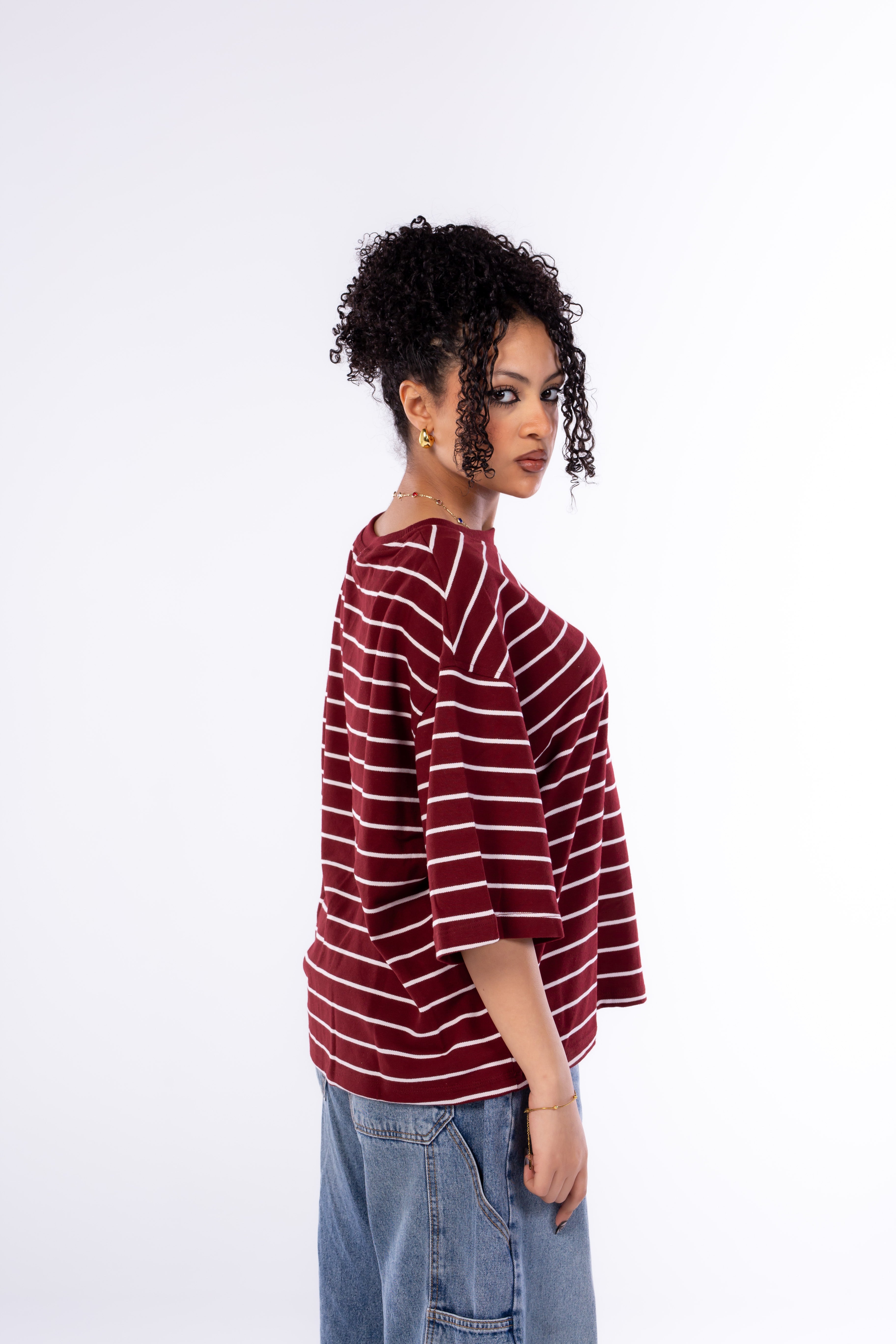 Striped Oversized Tee