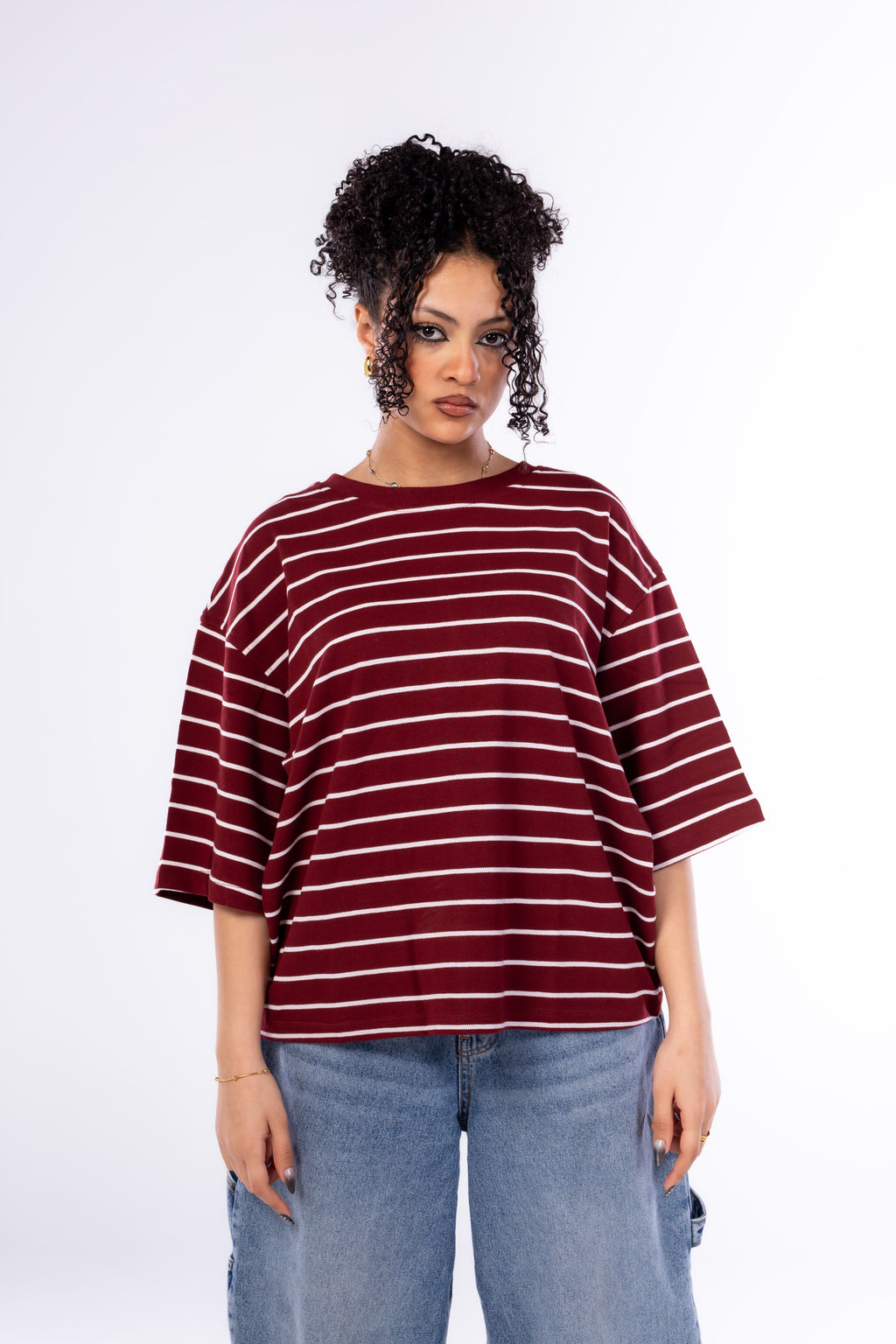 Striped Oversized Tee