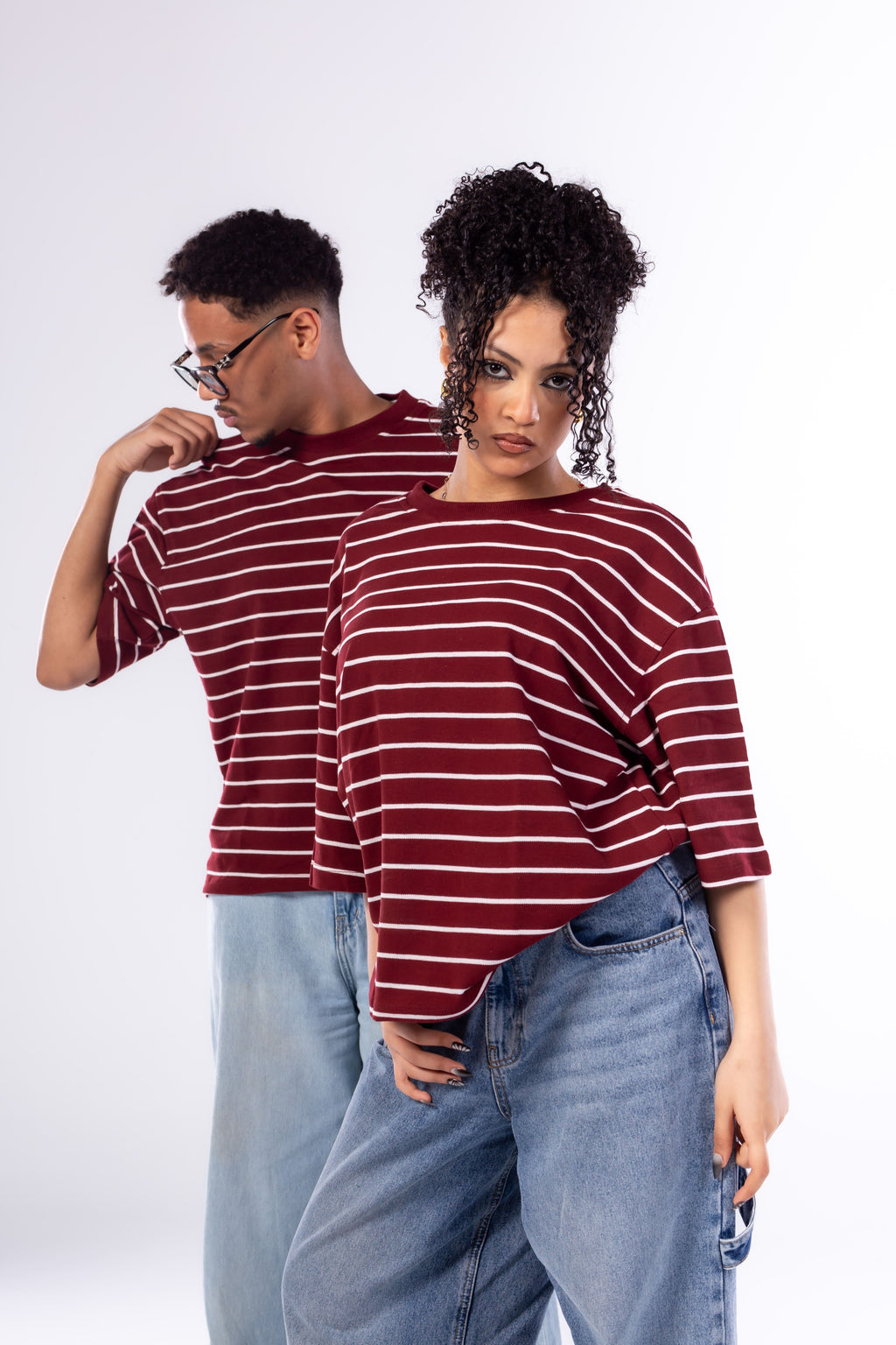 Striped Oversized Tee