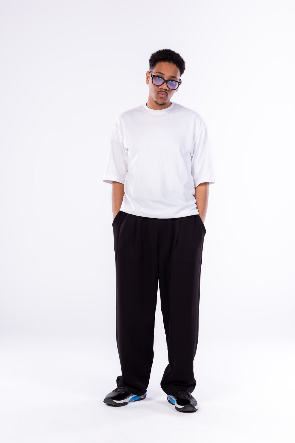 Relaxed Fit Pants BLACK