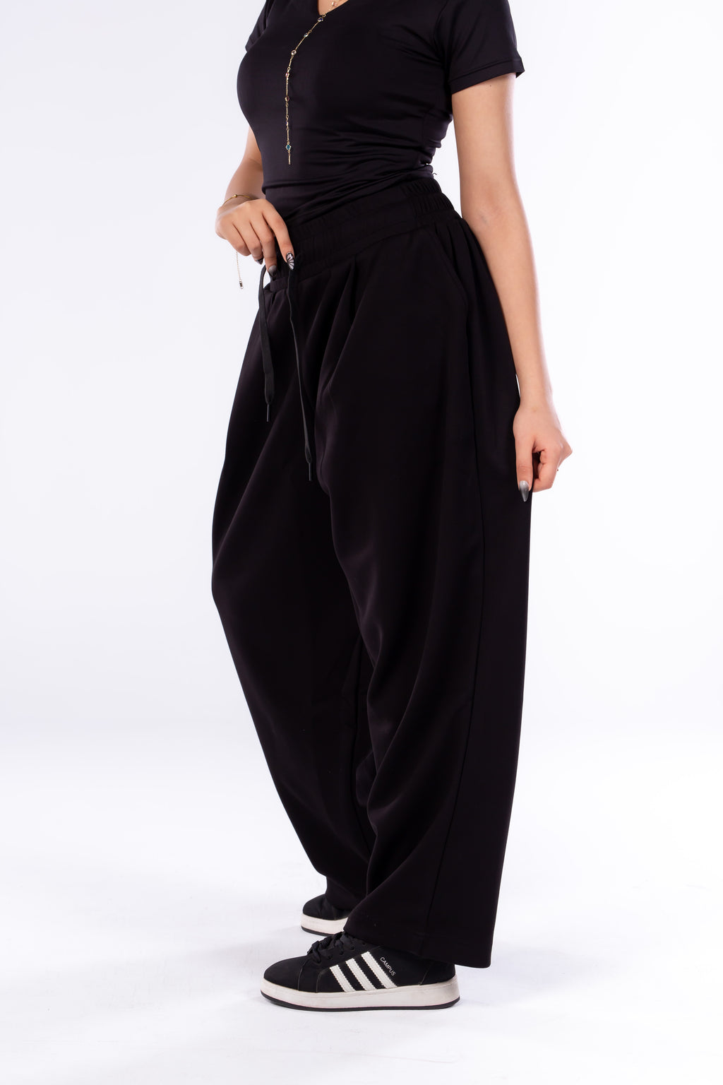 Relaxed Fit Pants BLACK