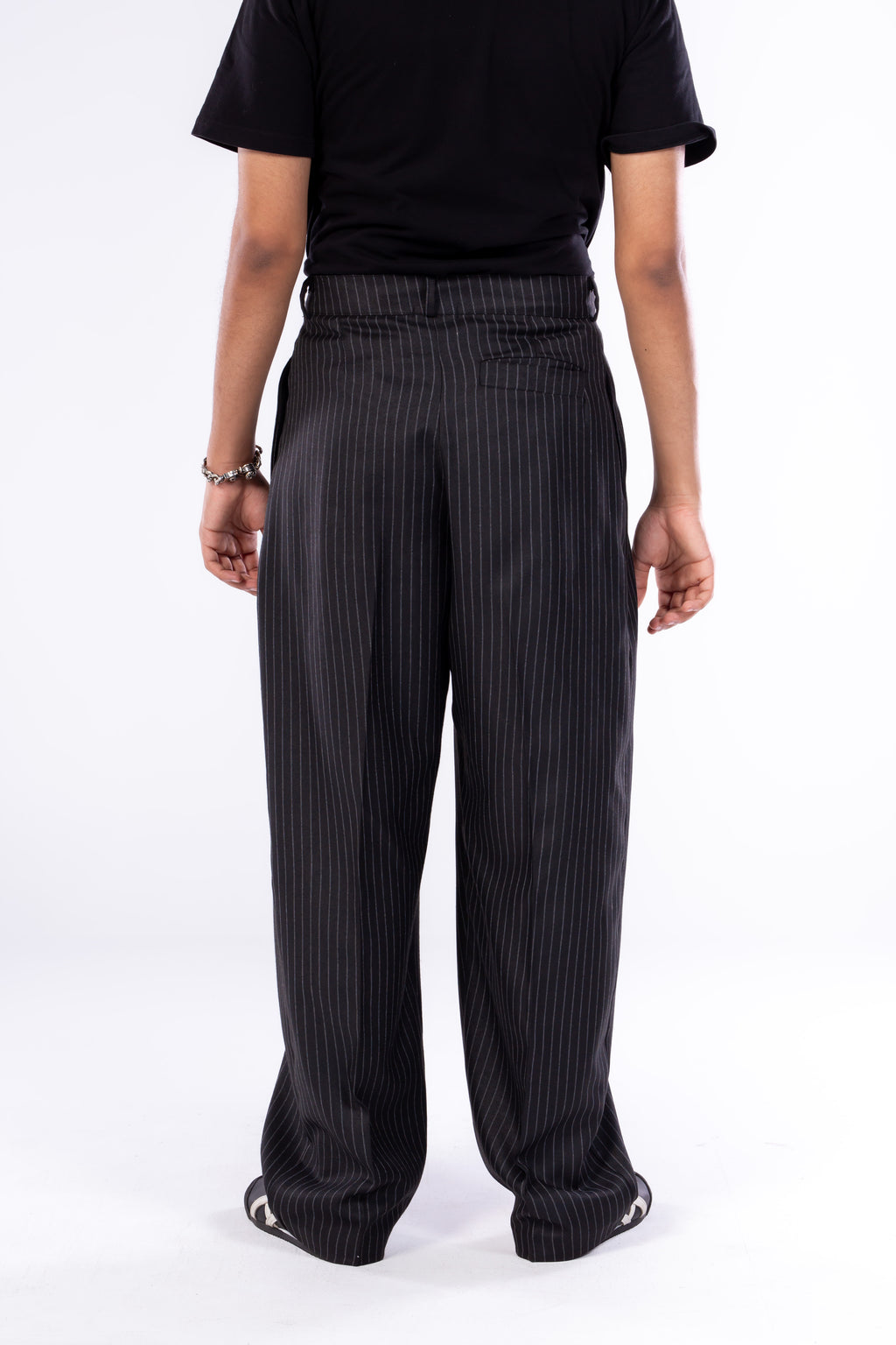 Relaxed Pinstripe Pants
