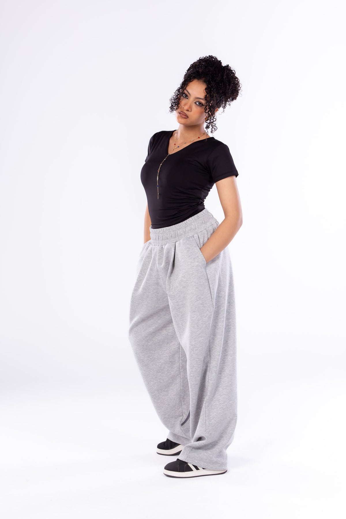 Relaxed Fit Pants Grey