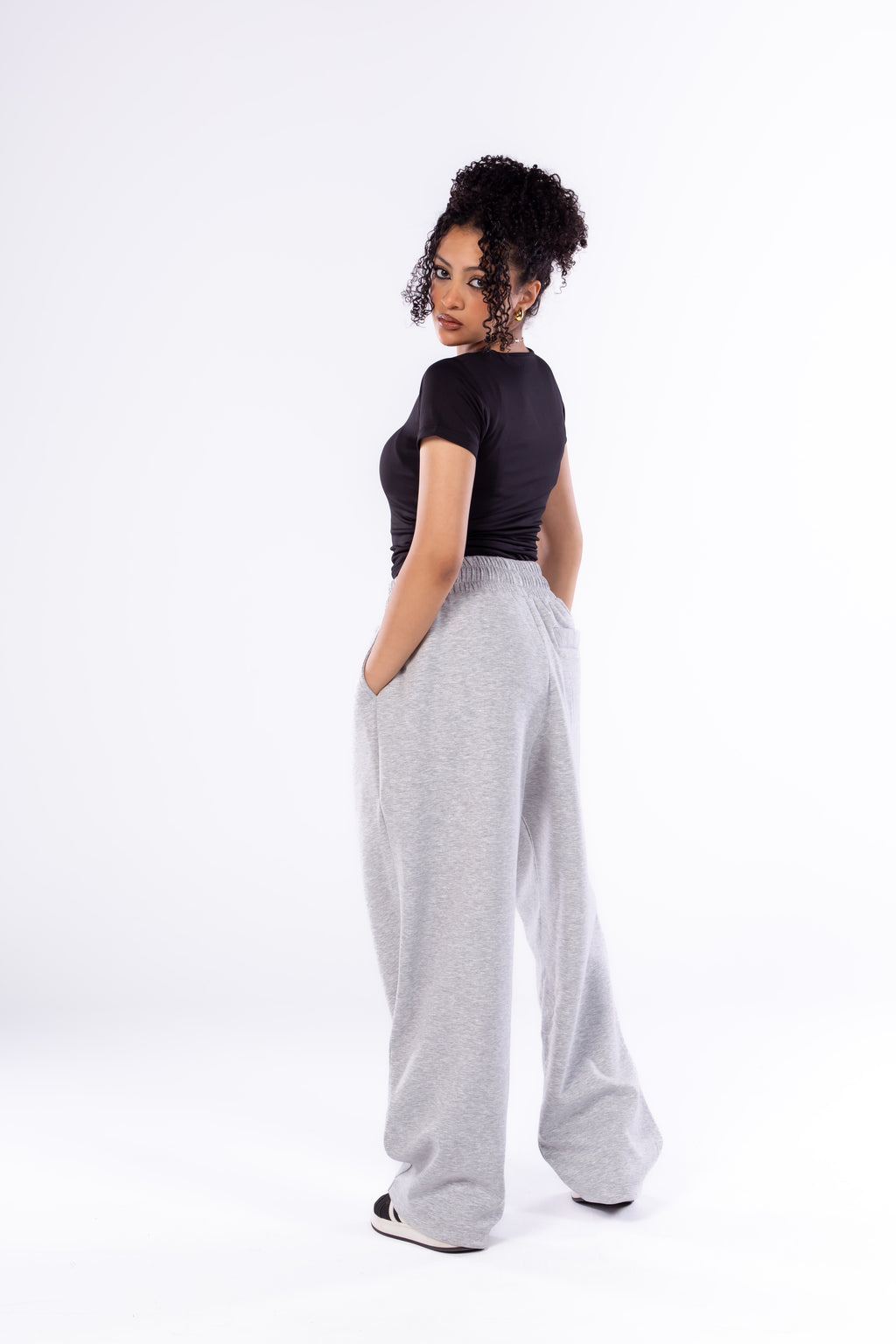 Relaxed Fit Pants Grey