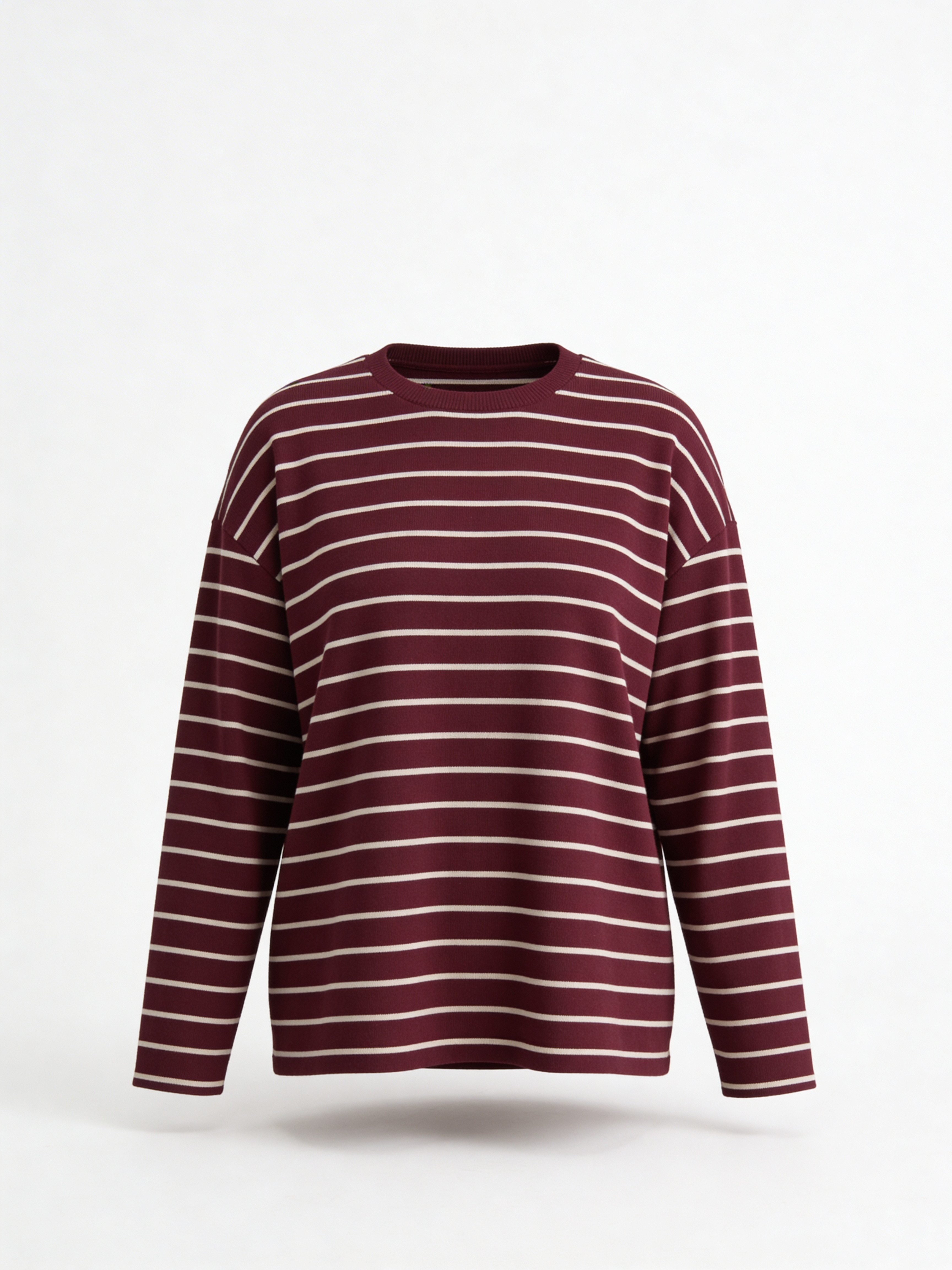 Essential Striped Long Sleeve T-Shirt – Relaxed Fit
